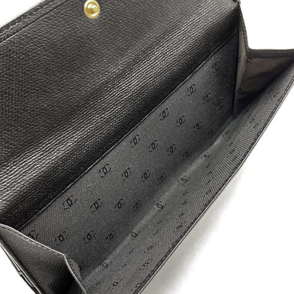 CHANEL Wallet CC Coco Button BifLong Wallet Black - Picture 15 of 16